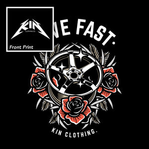 Live Fast Automotive Graphic Tee